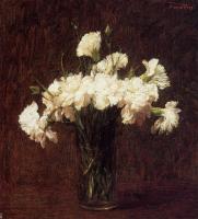 Fantin-Latour, Henri - White Carnations